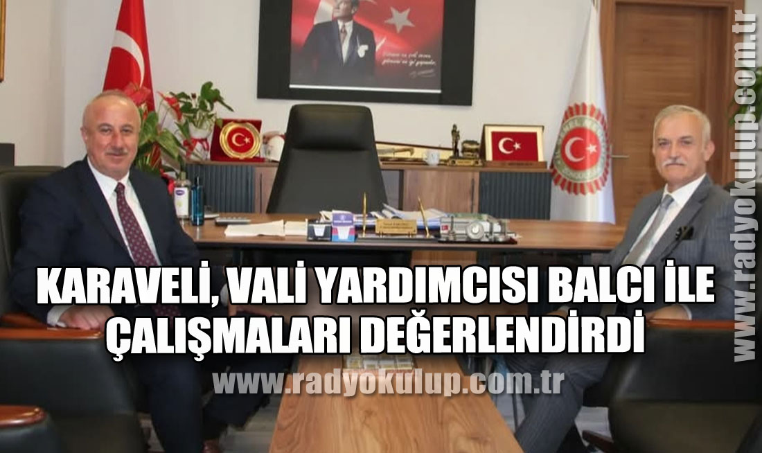 Karaveli, Vali Yardımcısı Balcı İle Çalışmaları Değerlendirdi