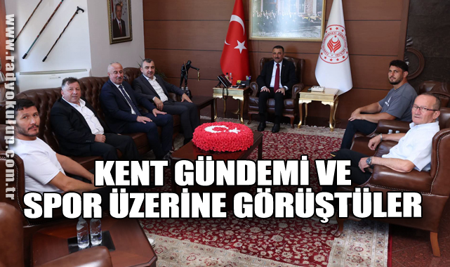 Kent Gündemi ve Spor Üzerine Görüştüler