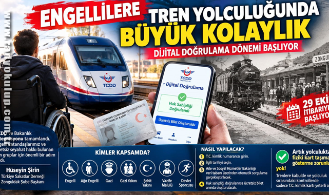 Engellilere Tren Yolculuğunda Büyük Kolaylık​